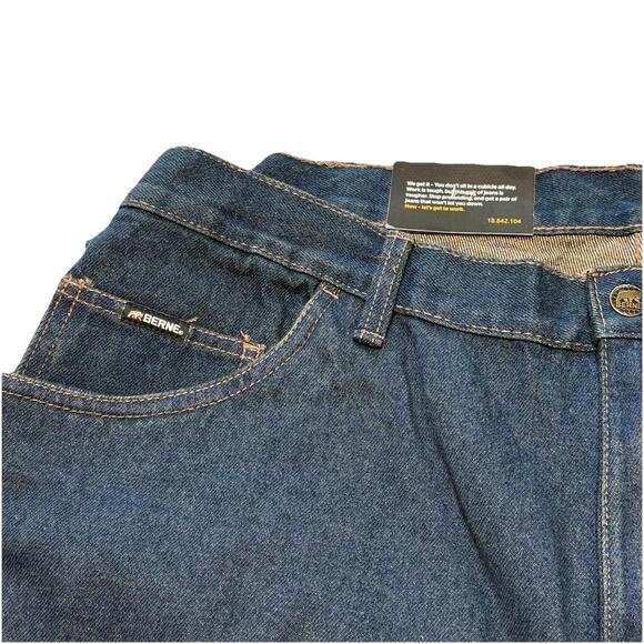 Berne 1915 Collection Relaxed Fit P423CSW Carpenter Jeans Men's 40x29 New - Picture 3 of 14
